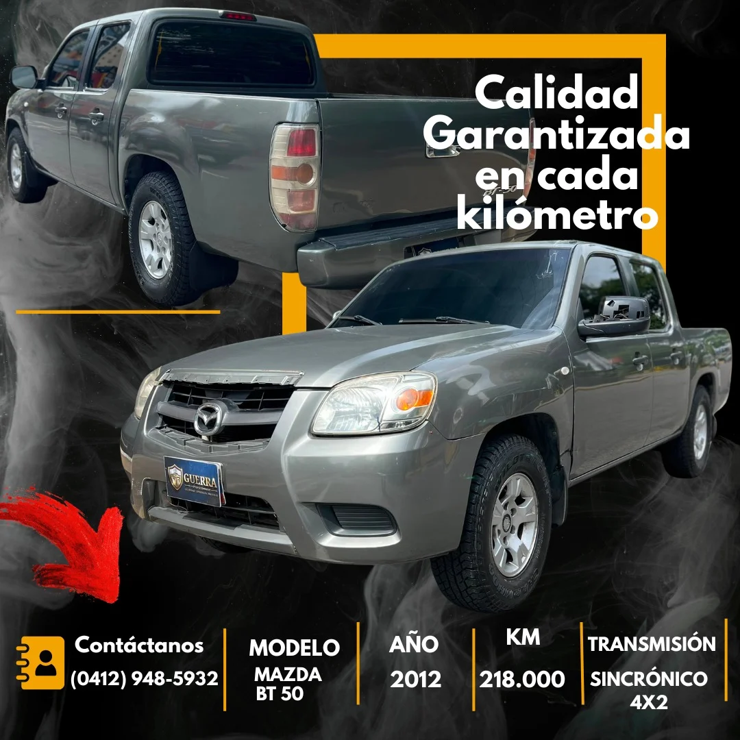 Caminhonete Mazda BT-50 2012 en Caracas