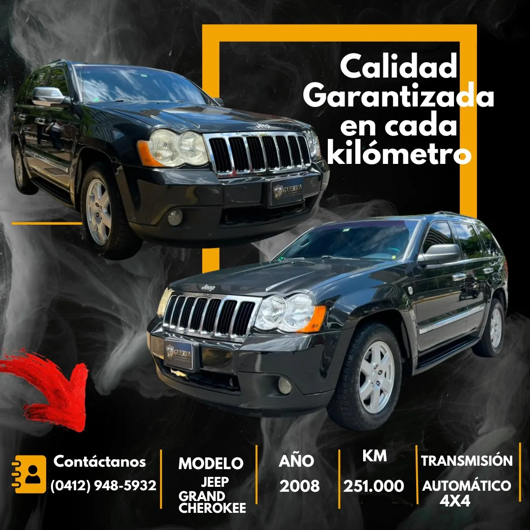 Camioneta Jeep Grand Cherokee 2008 en Caracas