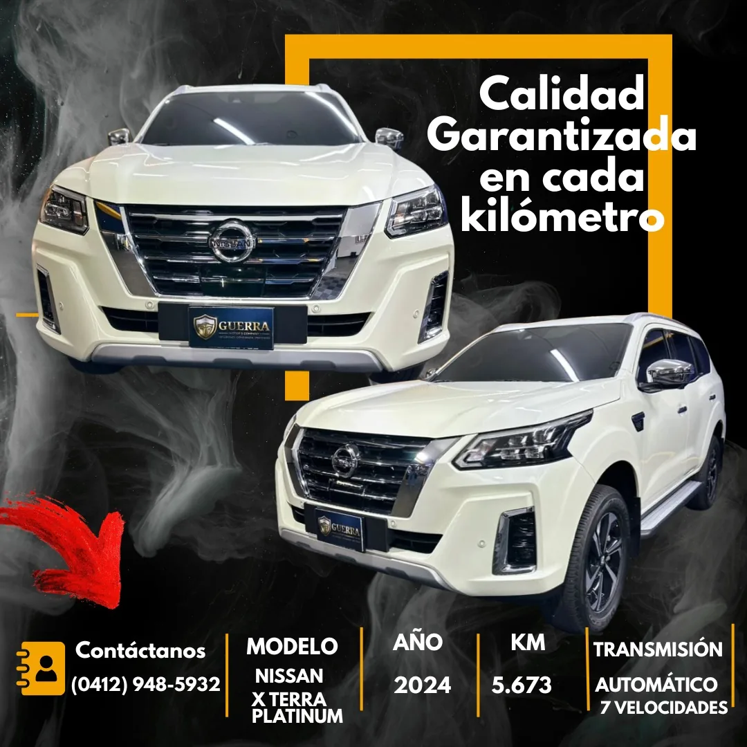 Camioneta Nissan x-terra 2024 platinum en Caracas