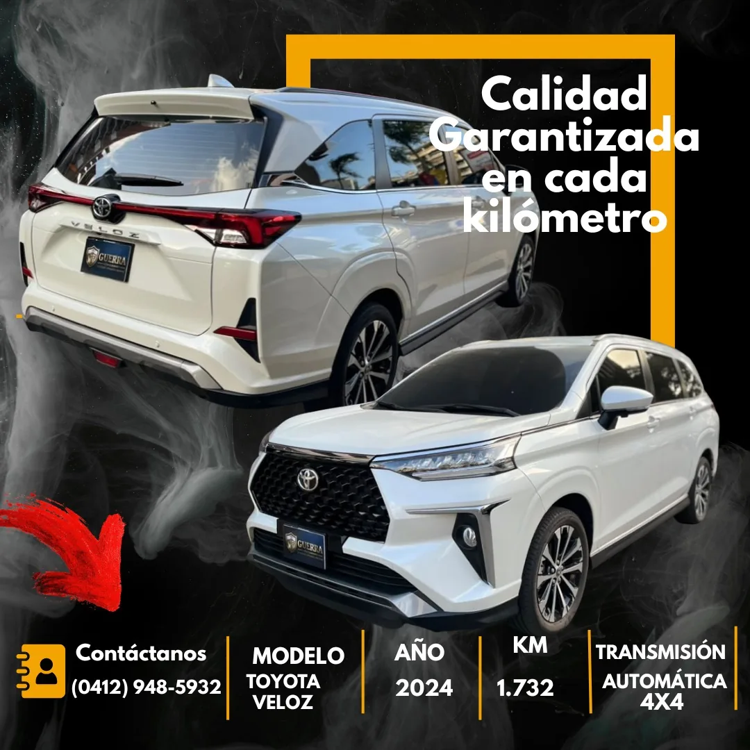 Camioneta Toyota Veloz 2024 en Caracas