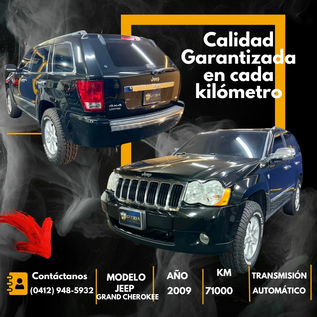 Camioneta Jeep Grand Cherokee 2009 en Caracas
