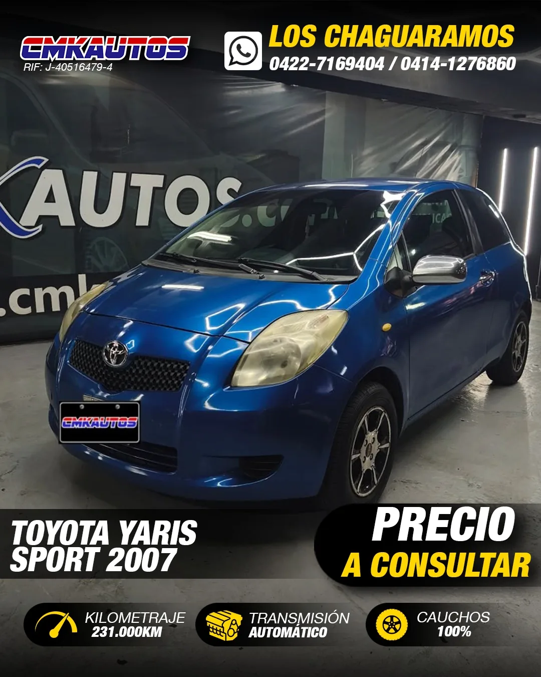 Carro Toyota Yaris 2007 Sport en Caracas