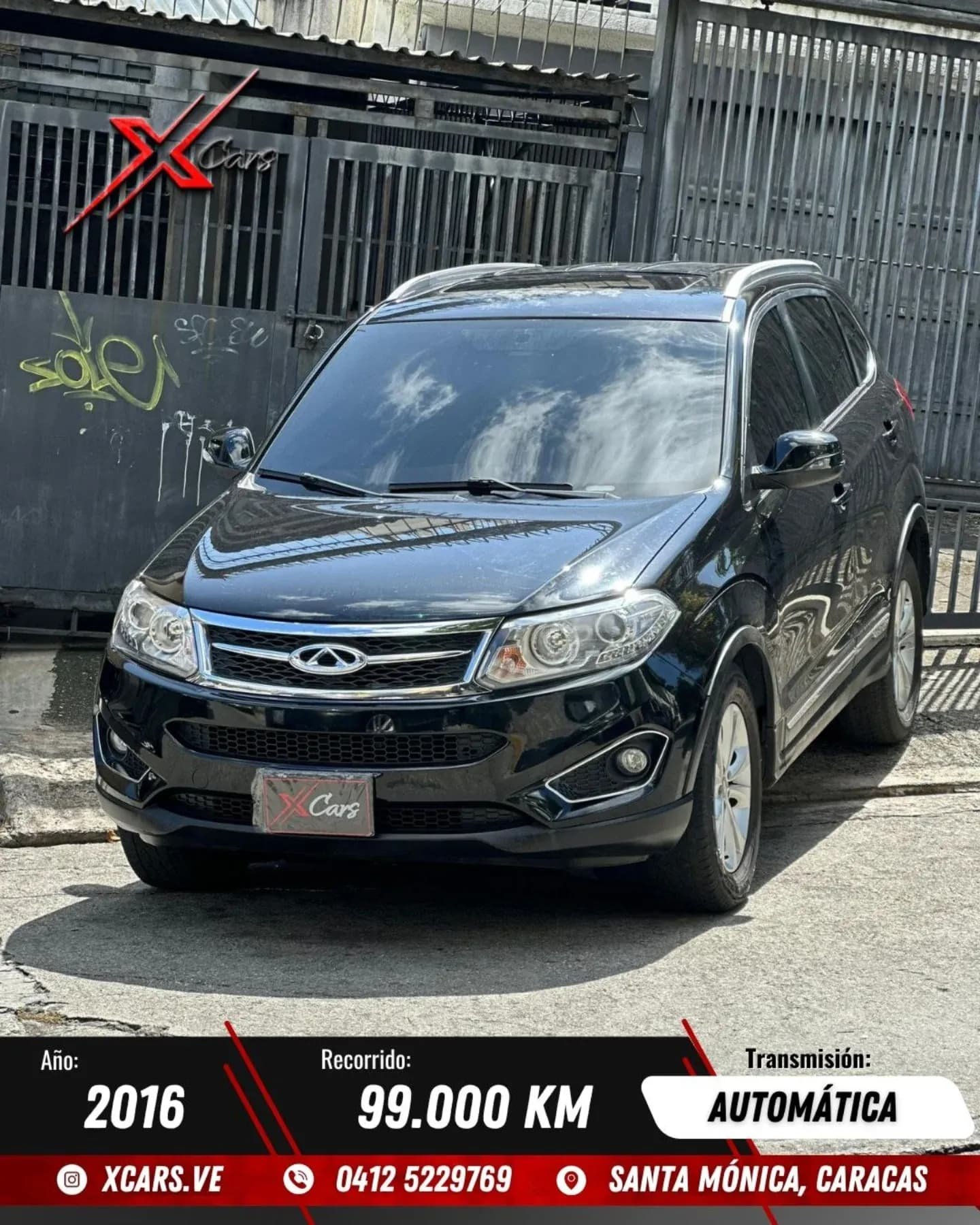 Chery Grand Tiggo 2016 Negro