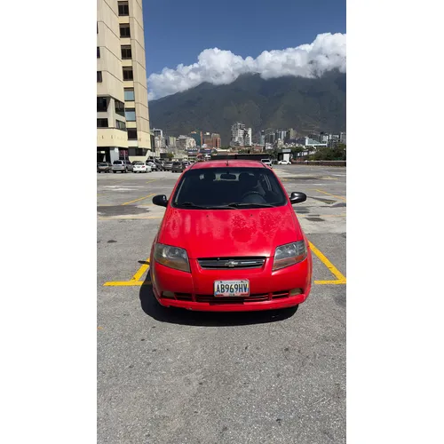 Chevrolet Aveo 2009 Rojo Caracas