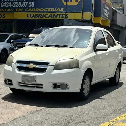 Chevrolet Aveo LT 2011 Blanco Caracas