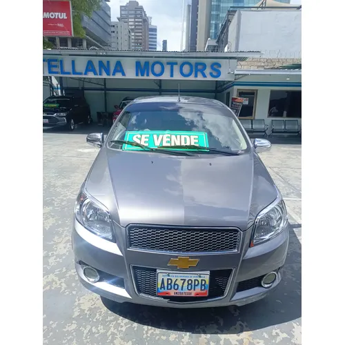 Chevrolet Aveo LT 2013 Gris Caracas