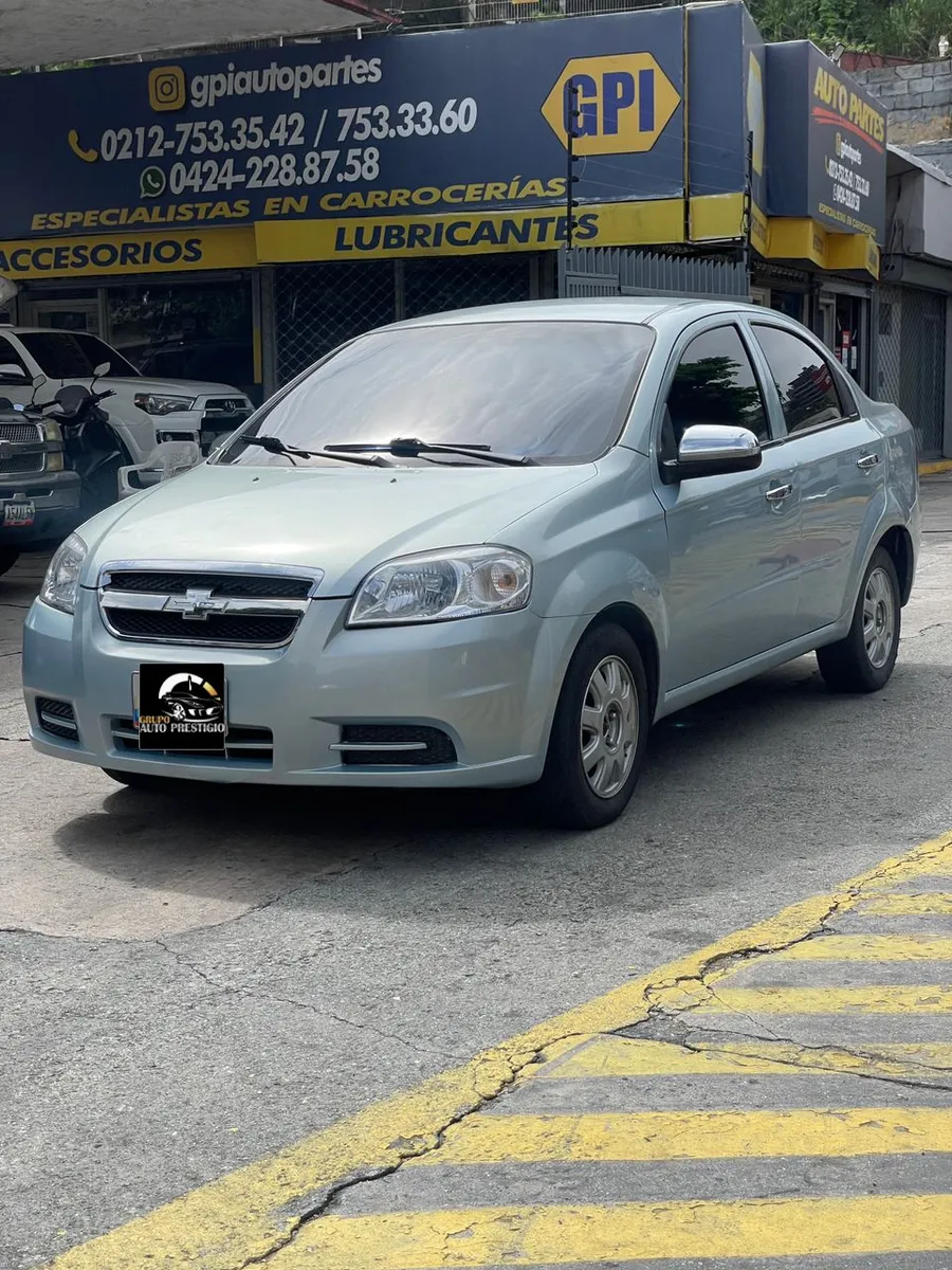Chevrolet Aveo LT 2011 Azul Caracas
