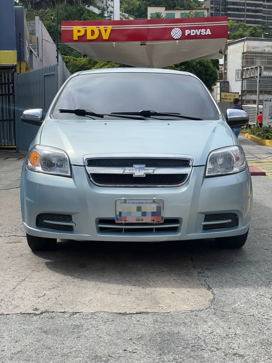 Chevrolet Aveo LT 2011 Azul Caracas