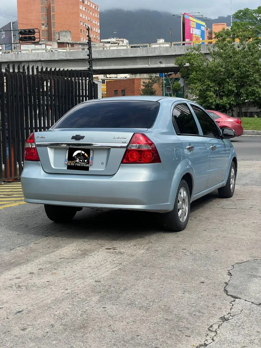 Chevrolet Aveo LT 2011 Azul Caracas