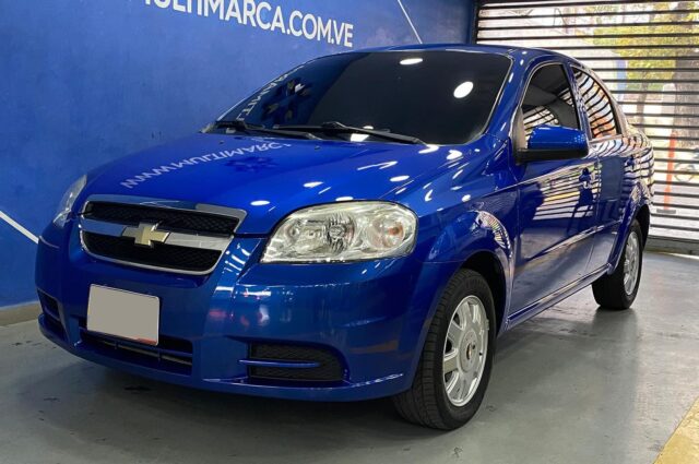 Chevrolet Aveo 2013 Azul Caracas