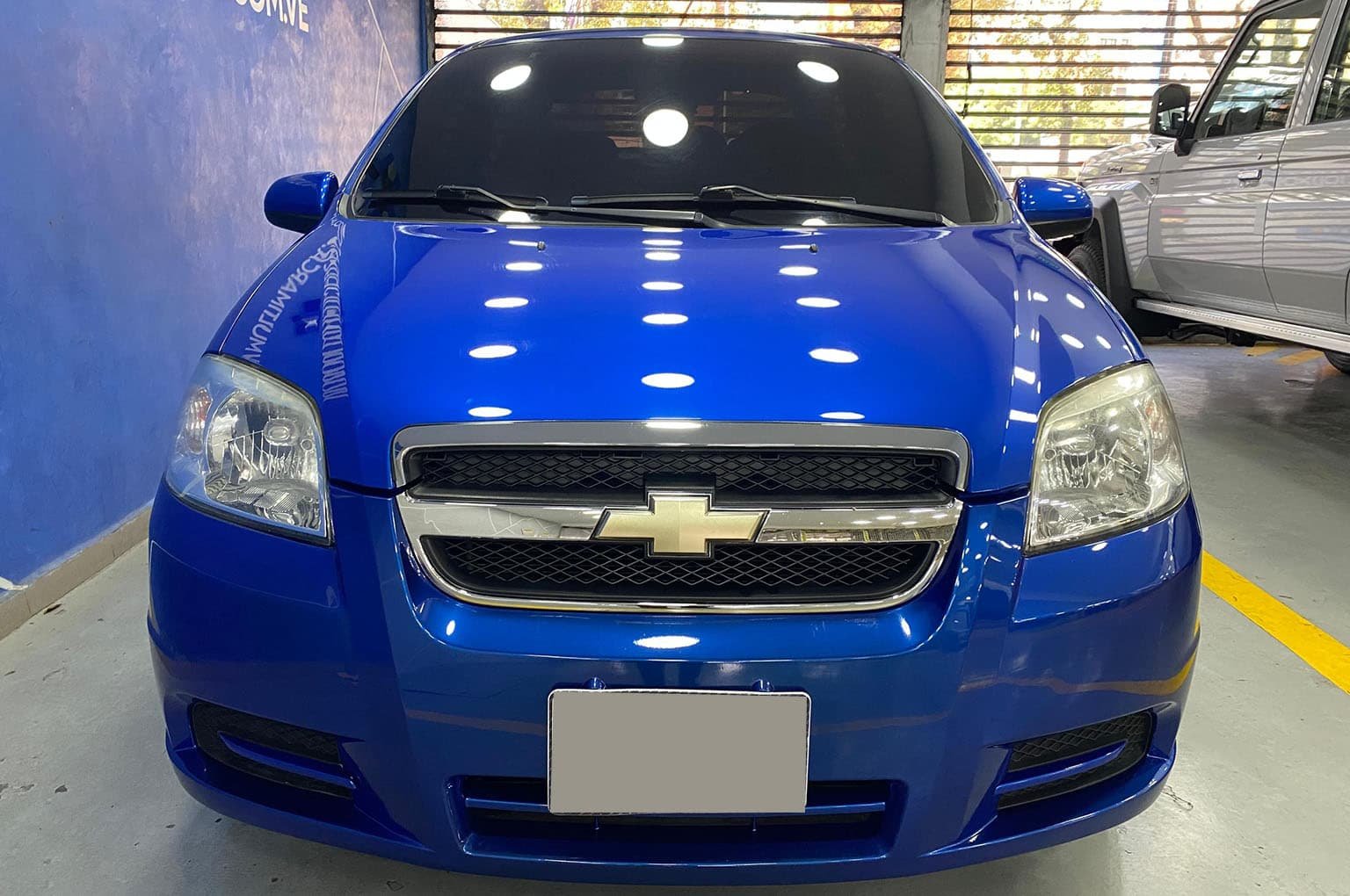 Chevrolet Aveo Lt 2013 Azul