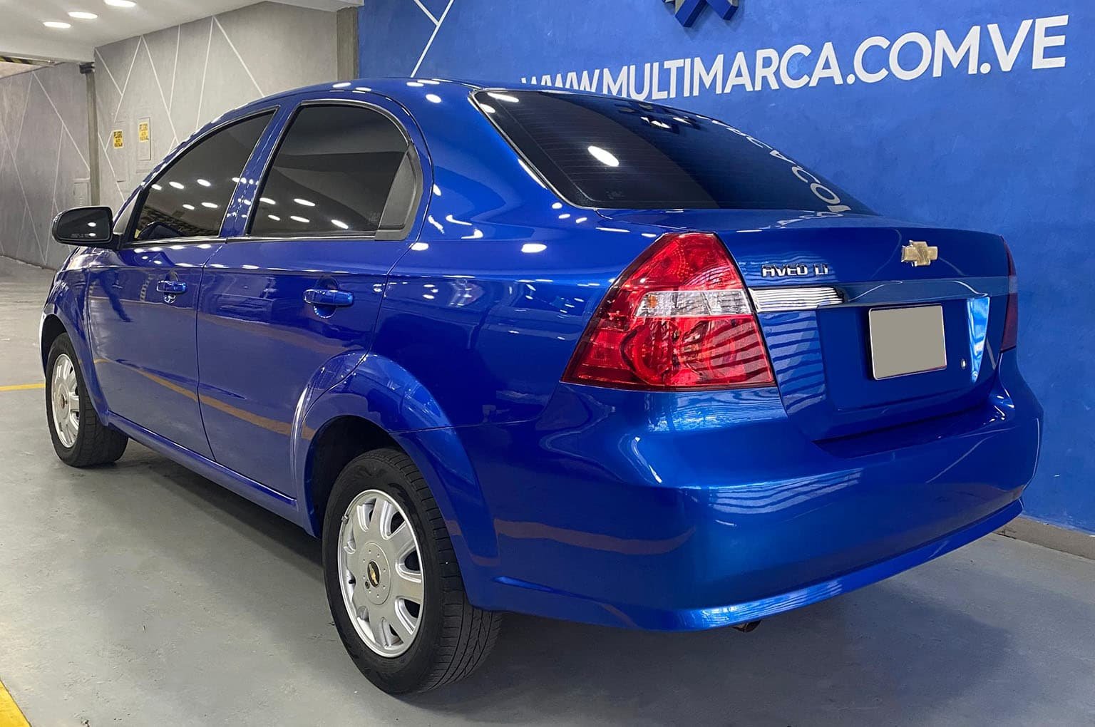 Chevrolet Aveo Lt 2013 Azul