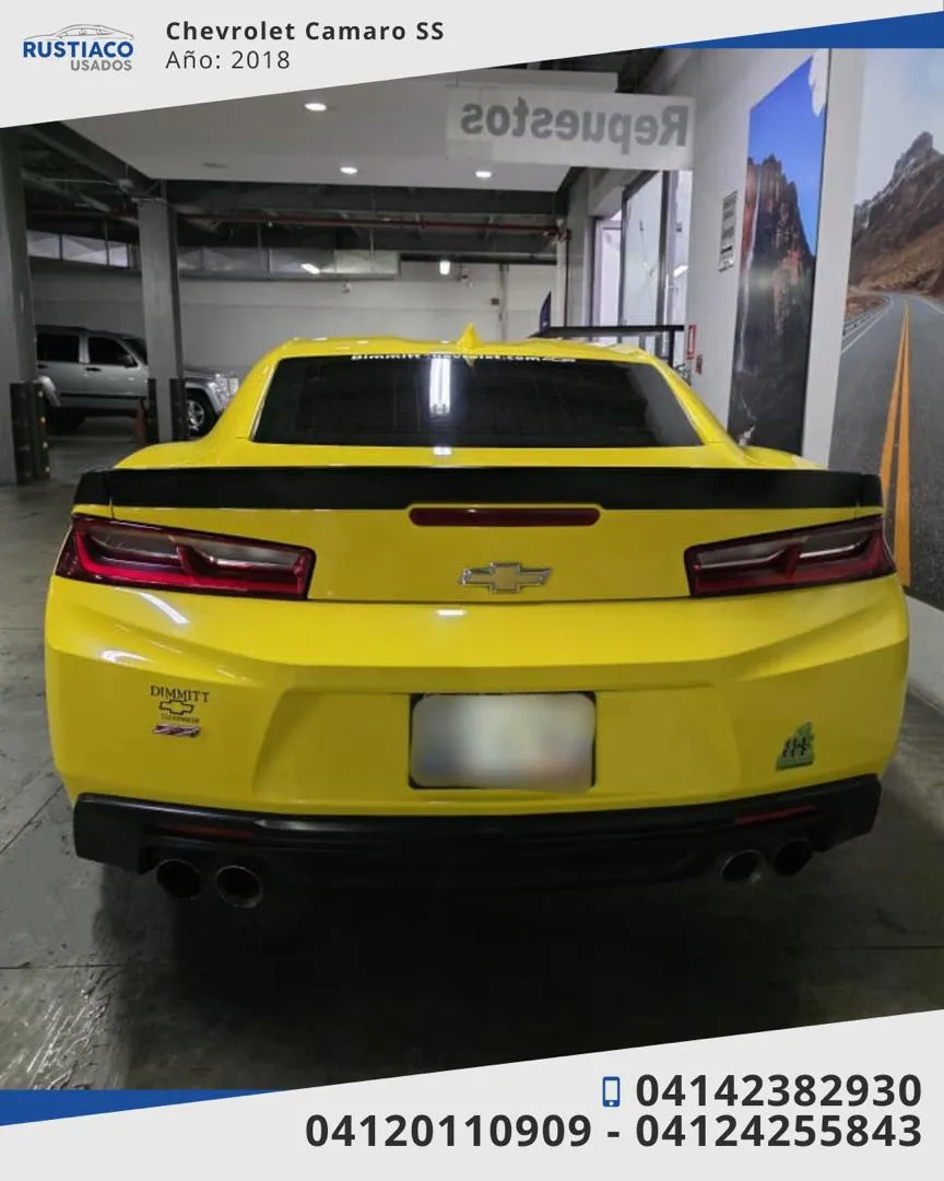 Chevrolet Camaro SS 2018 Amarillo Caracas