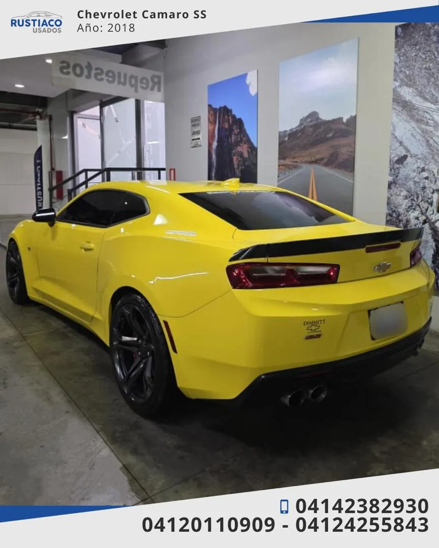 Chevrolet Camaro SS 2018 Amarillo Caracas