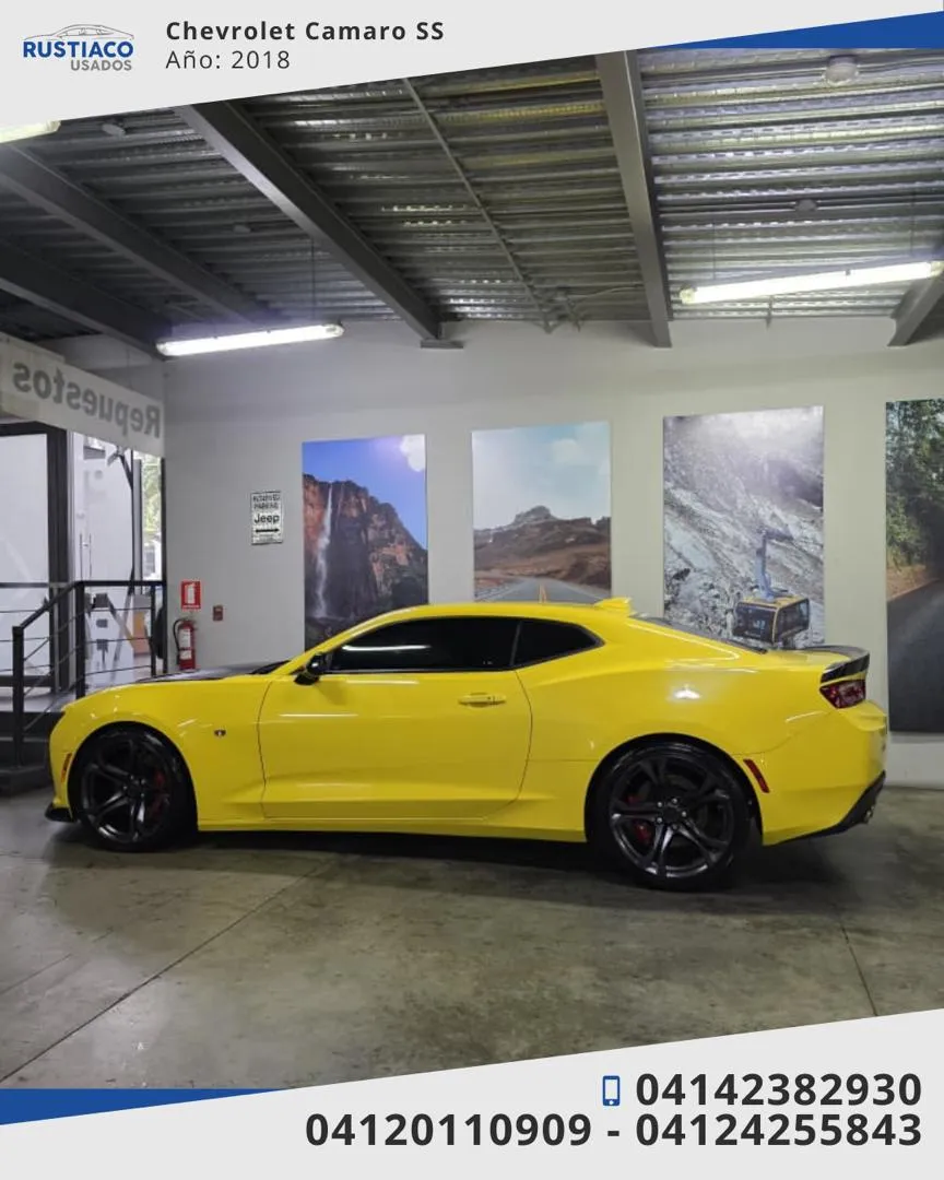 Chevrolet Camaro SS 2018 Amarillo Caracas