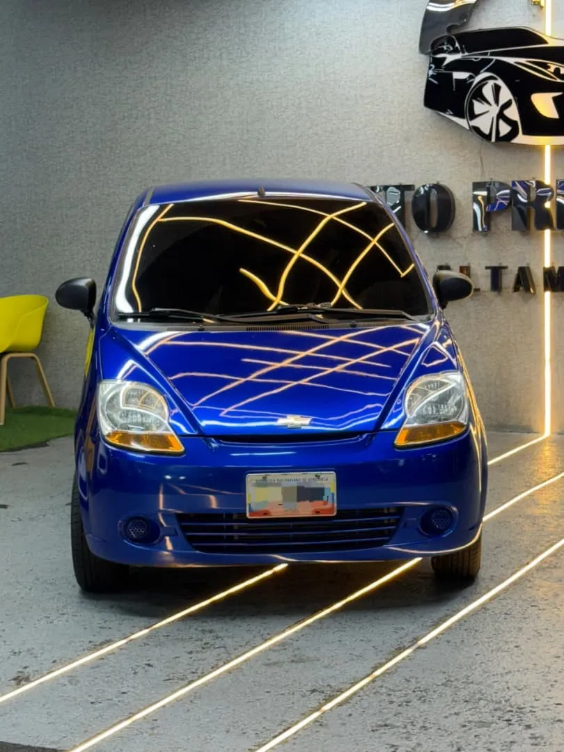 Chevrolet Spark 2011 Azul Caracas