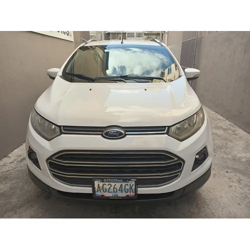 Ford EcoSport Titanium 2014 Blanco Caracas