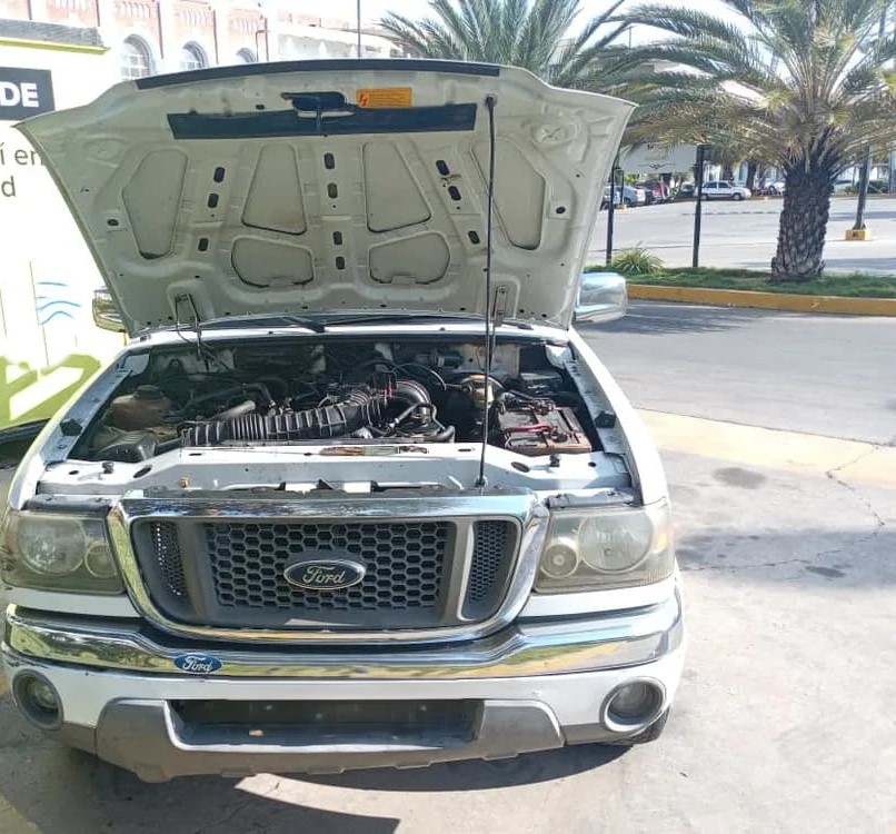En venta Ford Ranger 2007 pick-up blanca2