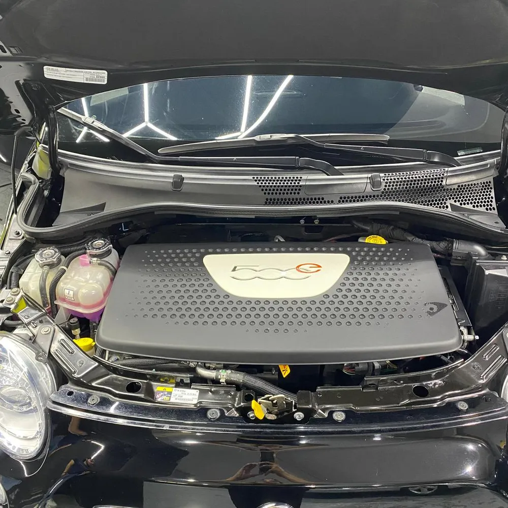 Fiat 500e 2017 Negro Caracas