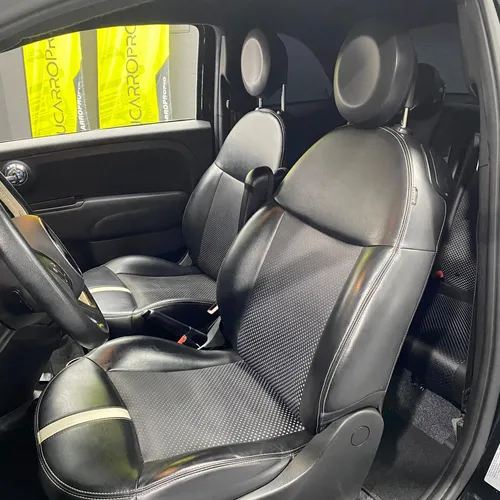 Fiat 500e 2017 Negro Caracas