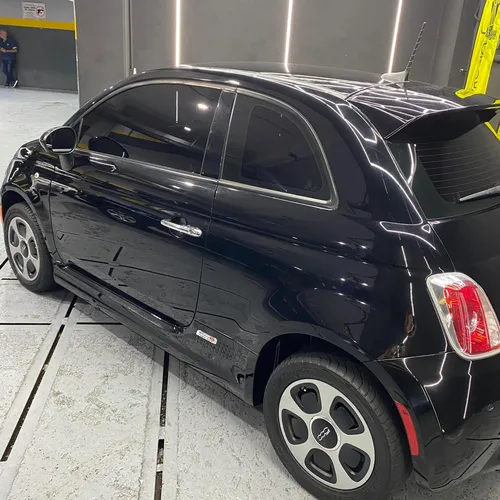 Fiat 500e 2017 Negro Caracas