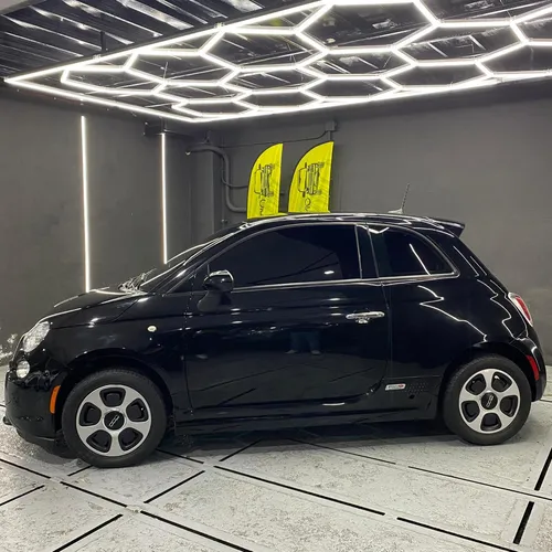 Fiat 500e 2017 Negro Caracas
