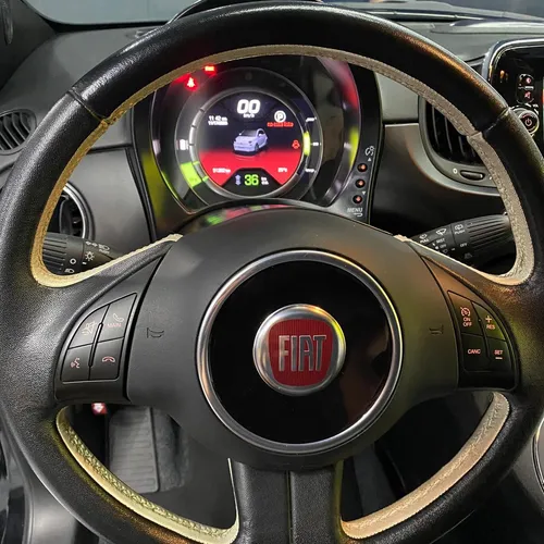 Fiat 500e 2017 Negro Caracas