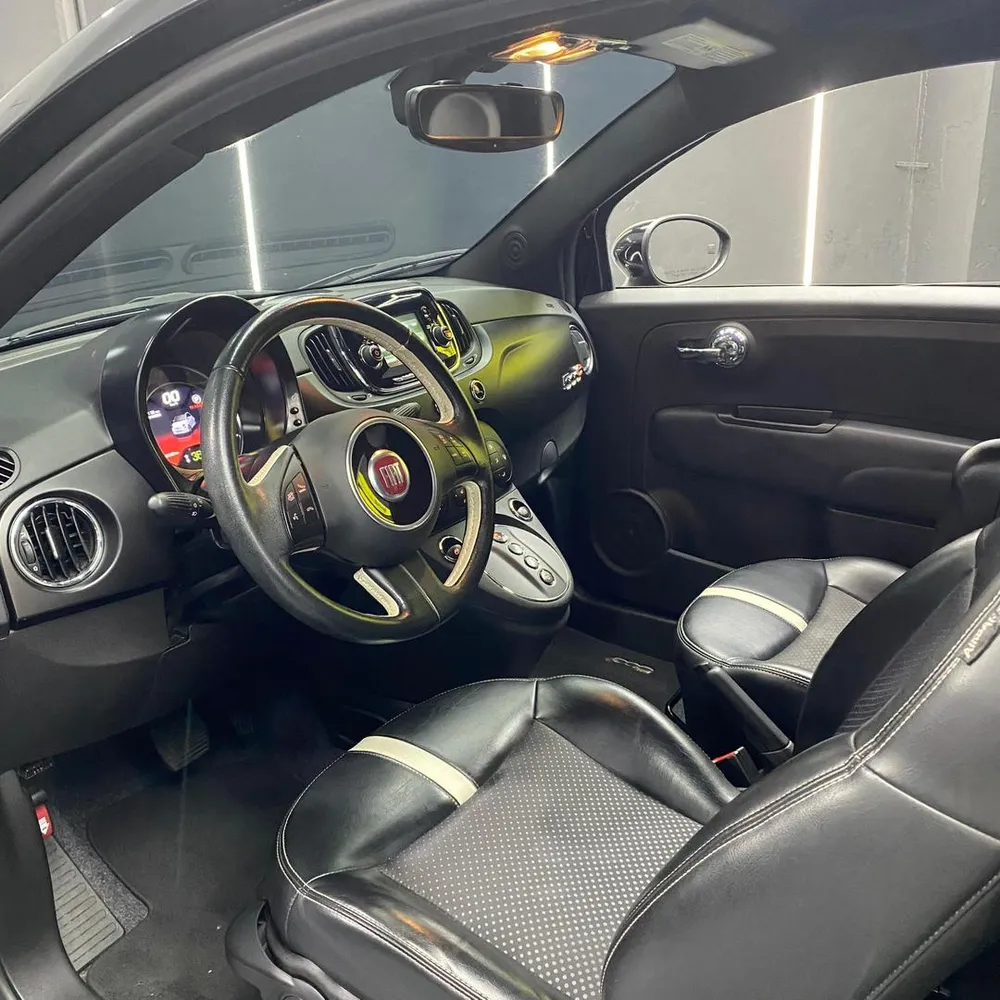 Fiat 500e 2017 Negro Caracas