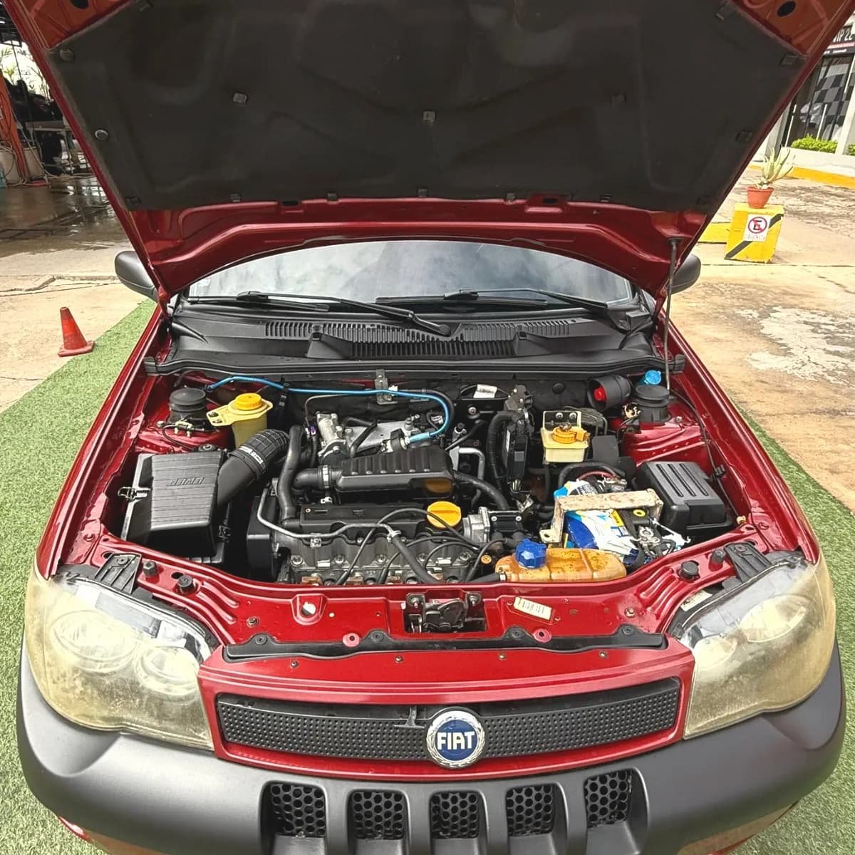 Fiat Palio Adventure 1.8 2007 Rojo