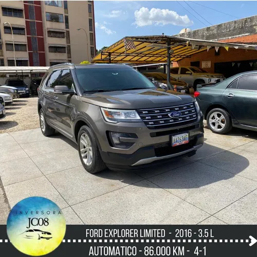Ford Explorer Limited 2016 Gris Valencia