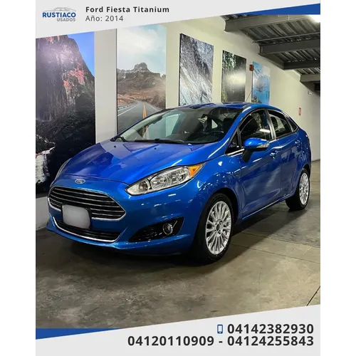 Ford Fiesta Titanium 2014 Azul Caracas