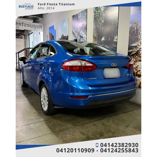 Ford Fiesta Titanium 2014 Azul Caracas