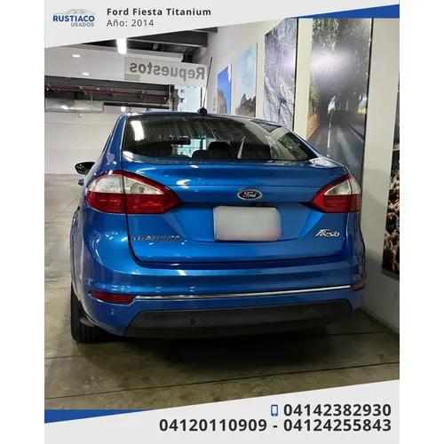 Ford Fiesta Titanium 2014 Azul Caracas
