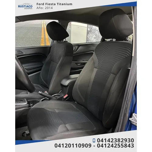 Ford Fiesta Titanium 2014 Azul Caracas