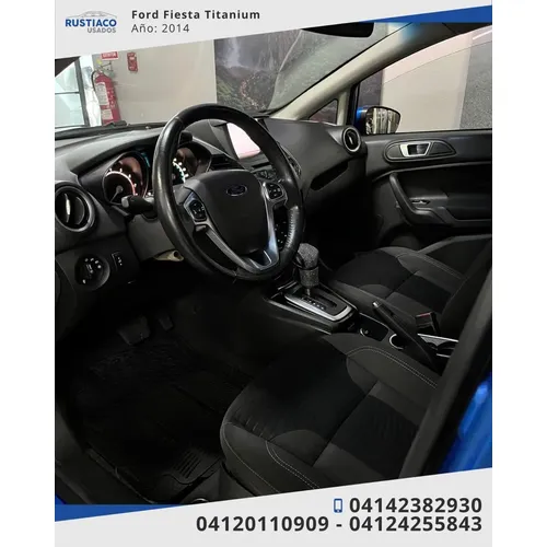Ford Fiesta Titanium 2014 Azul Caracas