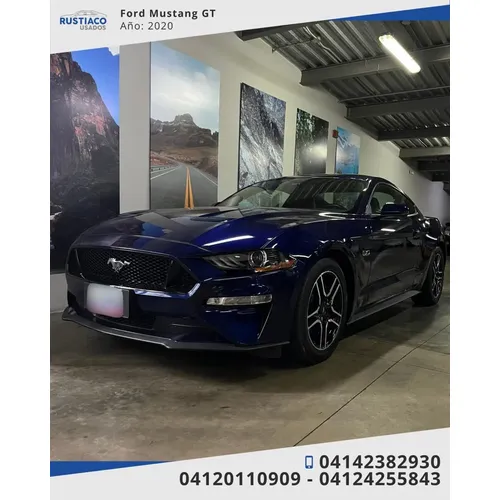 Ford Mustang 2020 Azul Caracas