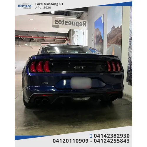 Ford Mustang 2020 Azul Caracas