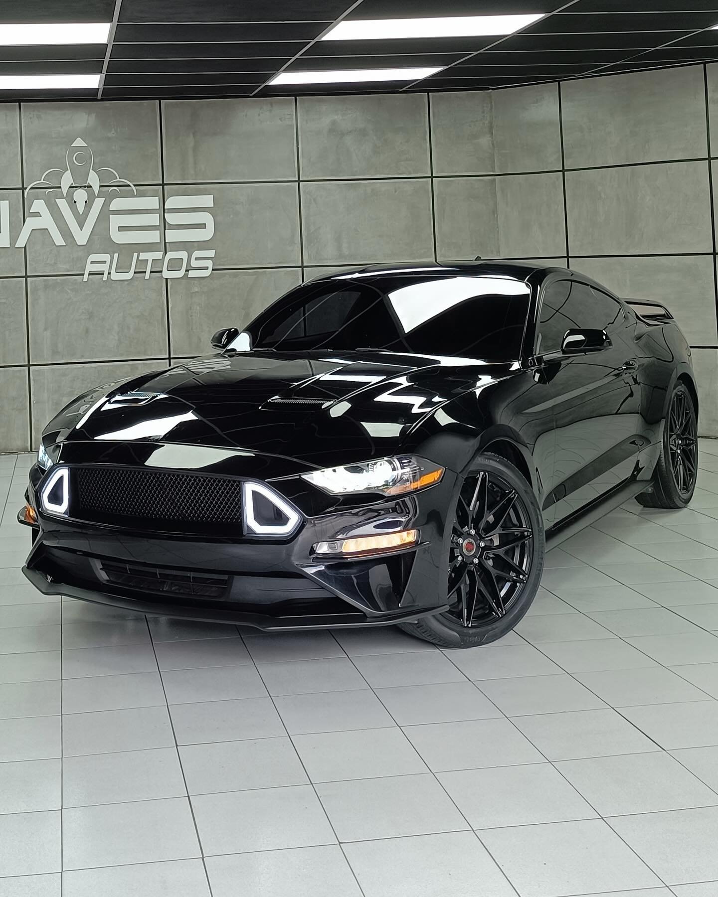 Ford Mustang Ecoboost 2020 Negro