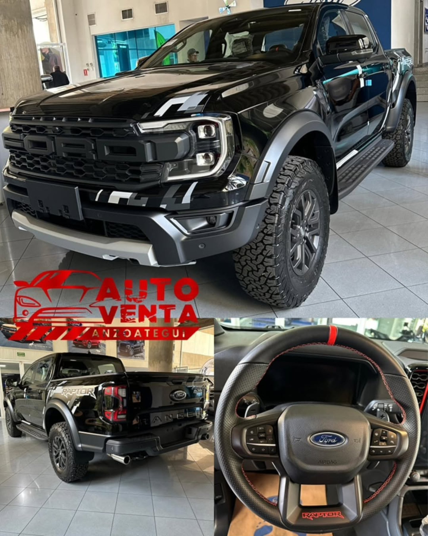 Ford Ranger Raptor 2025 Negro Puerto La Cruz