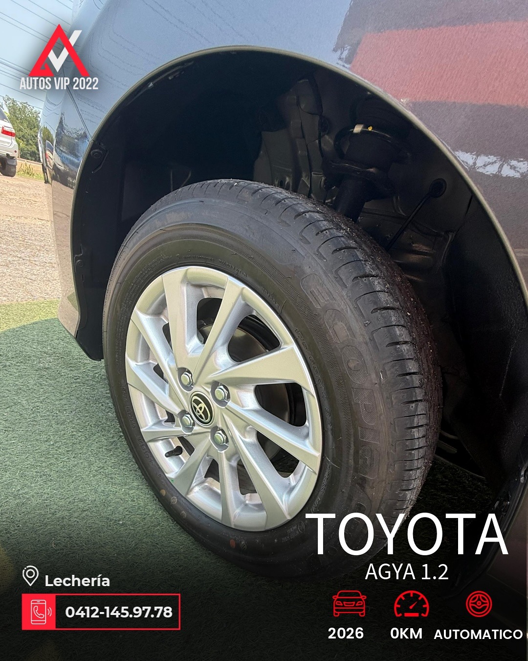 Hatchback Toyota Agya 1.2 2026 gris12