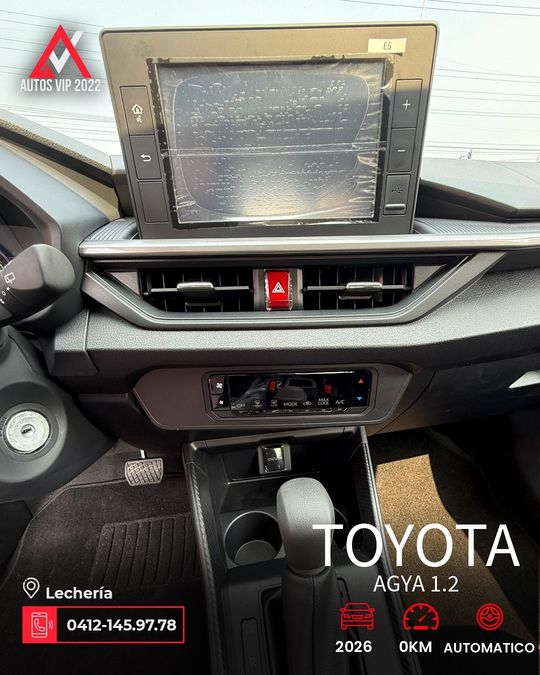 Toyota AGYA 2026 Gris Lechería