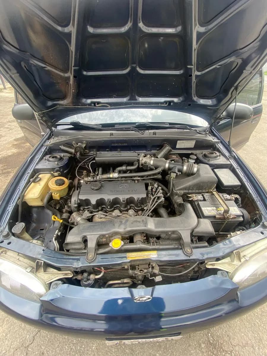 Hyundai Accent Sincrónico 2003 Azul