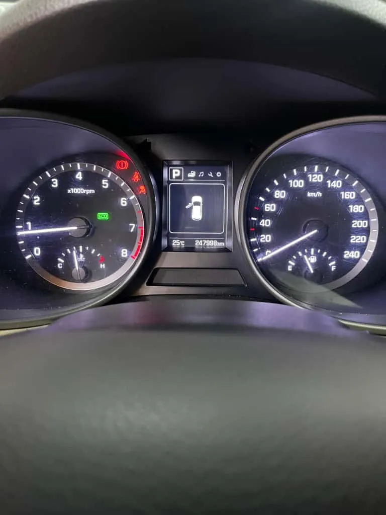 Hyundai Santa Fe 3.3l 4x4 2016 rojo12