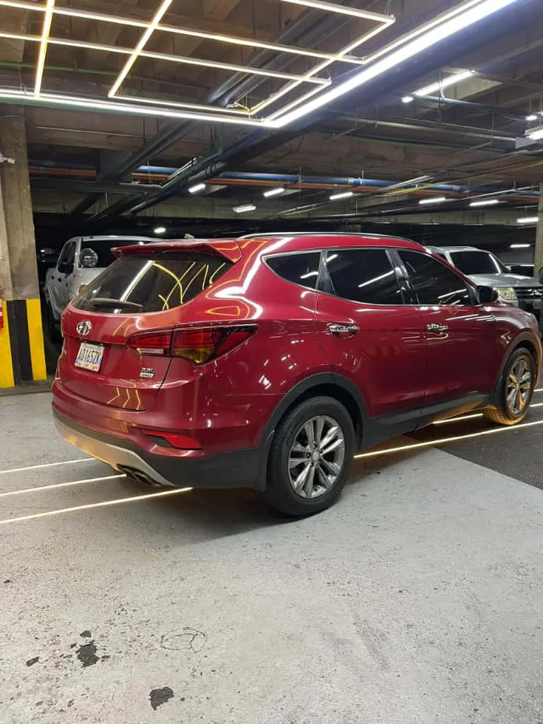 Hyundai Santa Fe 2016 Rojo Caracas