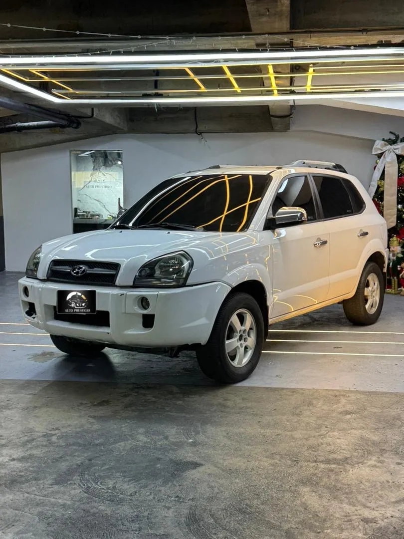 Hyundai Tucson 2007 Blanco Caracas