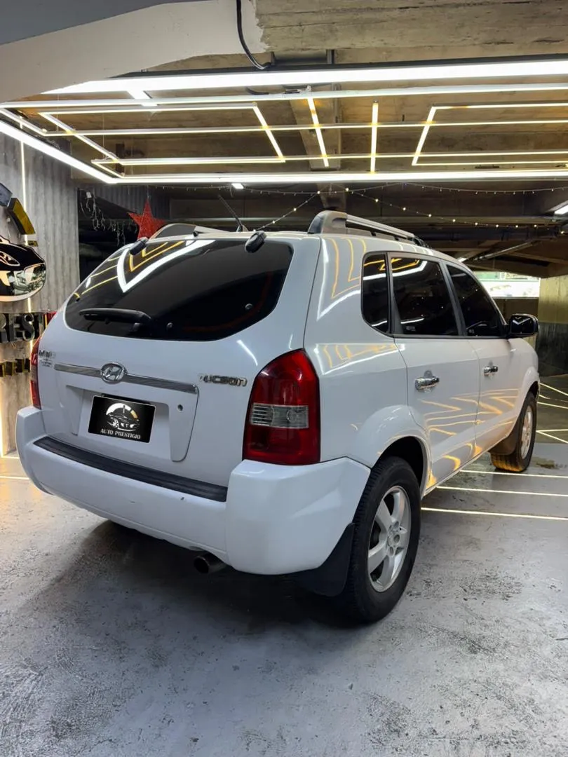 Hyundai Tucson 2007 Blanco Caracas