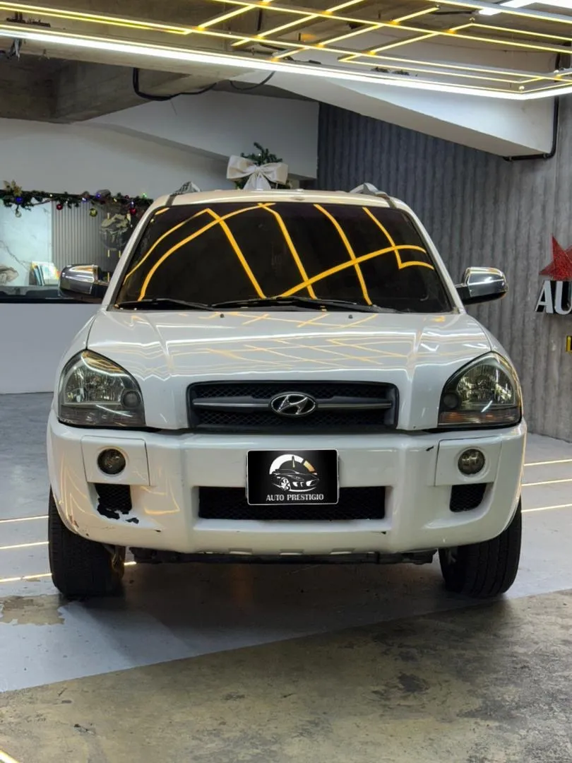 Hyundai Tucson 2007 Blanco Caracas
