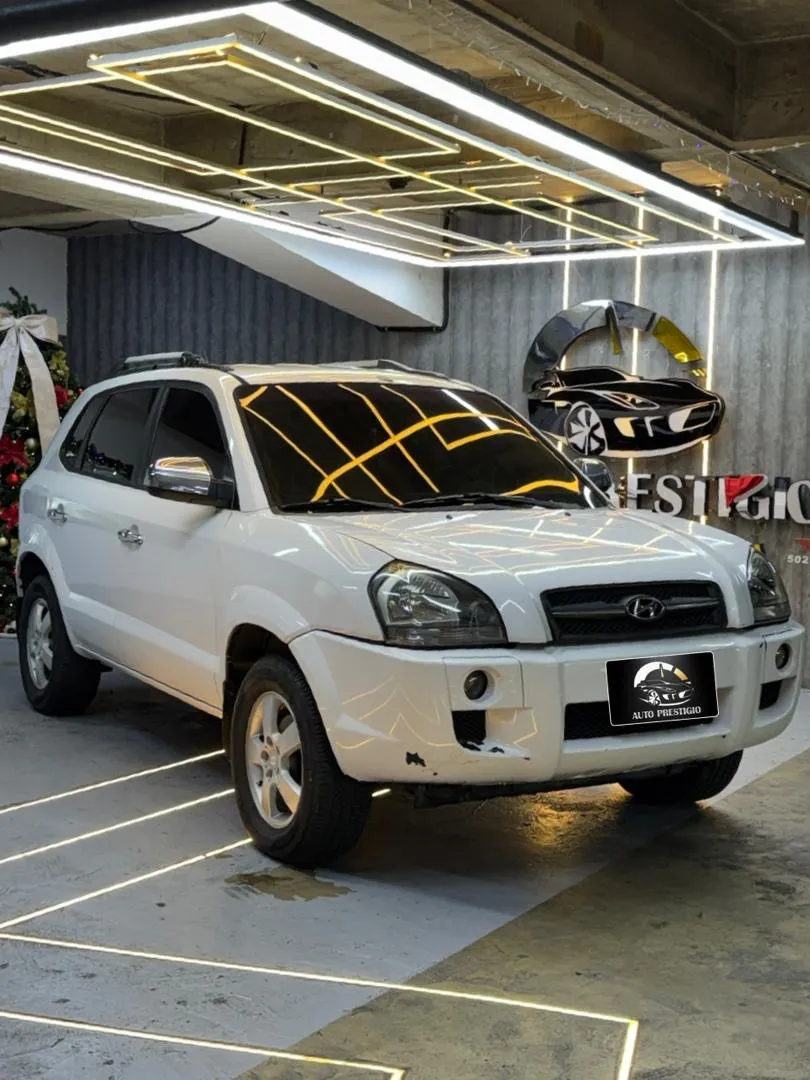 Hyundai Tucson 2007 Blanco Caracas