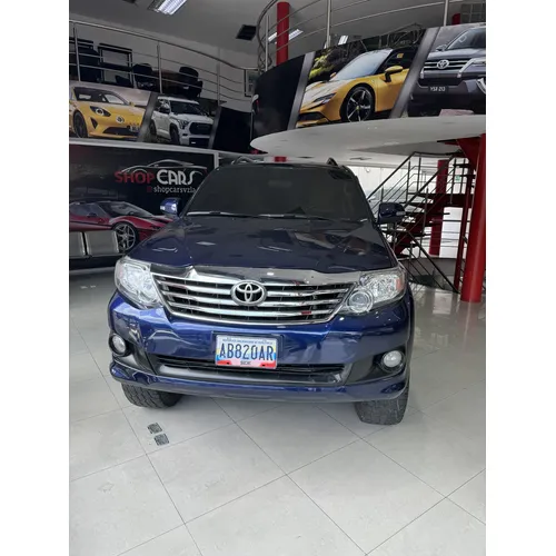 Toyota Fortuner SR 2012 Azul Caracas