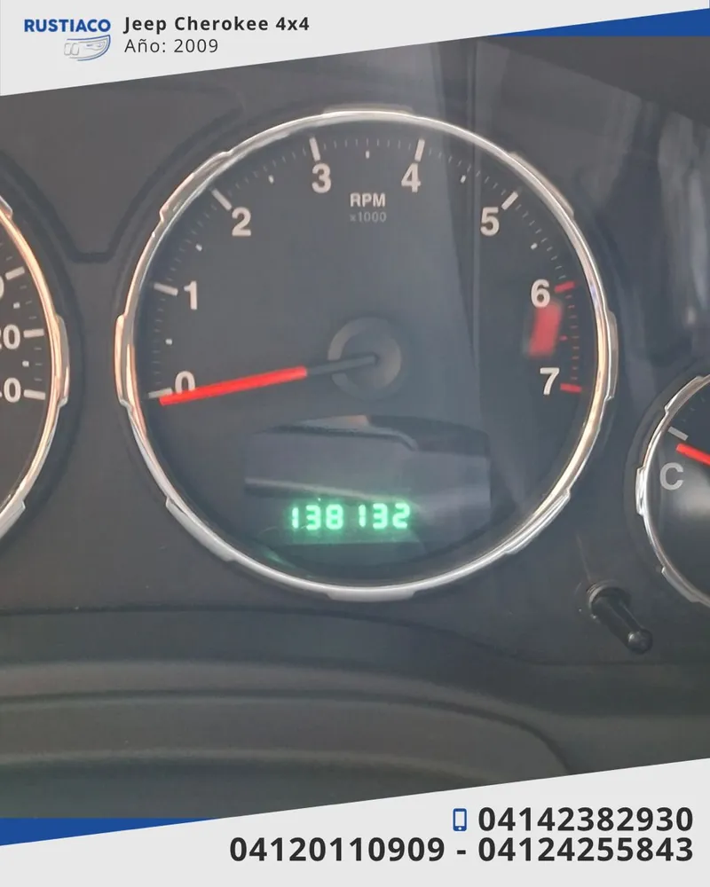 Jeep Cherokee Limited KK 2009 Blanco Caracas